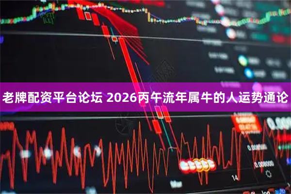 老牌配资平台论坛 2026丙午流年属牛的人运势通论